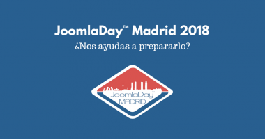 ¿Nos ayudas a organizar el JoomlaDay™ Madrid 2018?