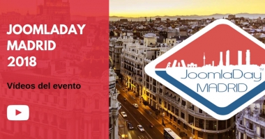 Disponibles los vídeos del JoomlaDay Madrid 2018
